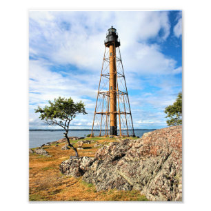 Foto Farol de Marblehead, Massachusetts Impressão de Fo