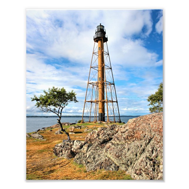 Foto Farol de Marblehead, Massachusetts Impressão de Fo (Frente)