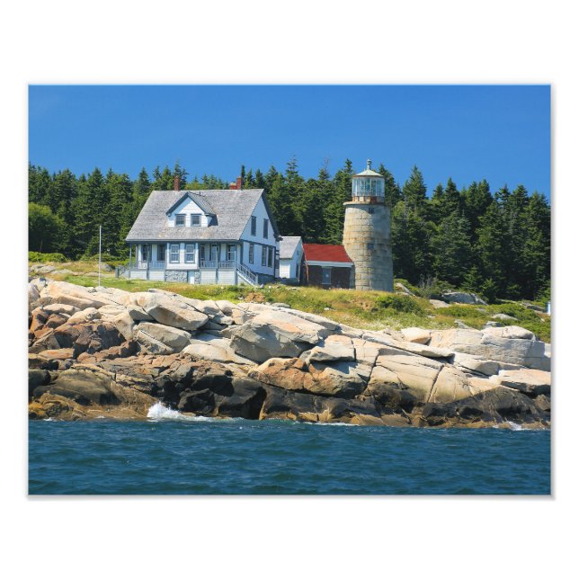 Foto Farol de Whitehead Island, Maine Photo (Frente)