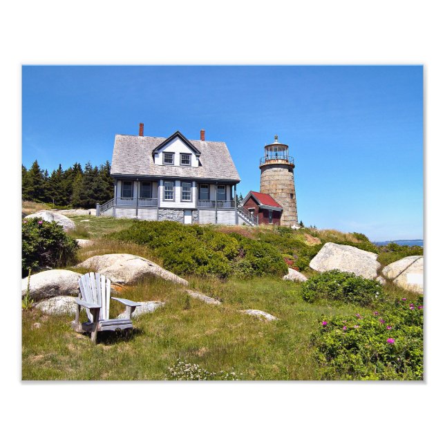Foto Farol de Whitehead Island, Maine Photo (Frente)