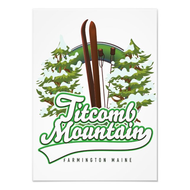 Foto Fazenda Titcomb Mountain Farmington Maine Esqui  (Frente)