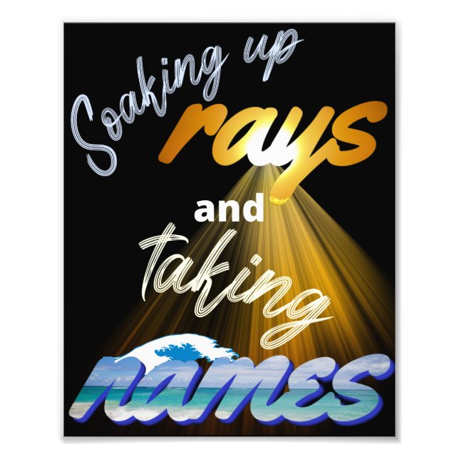 Foto Fazendo Rays e Tomando Nomes no Verão (Frente)