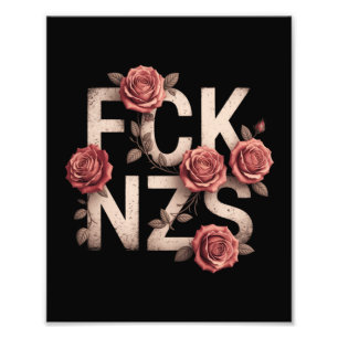 Foto FCK NZS Floral Contra a Direita Sem Nazistas Lgbtq