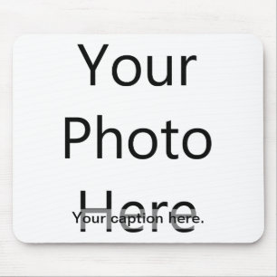 Foto feita sob encomenda Mousepad com subtítulo