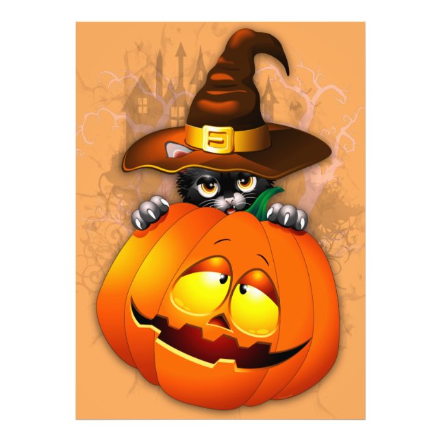 Foto Feiticeira Gatinho e Amigo da Abóbora (Frente)