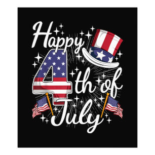 Foto Feliz 4 de Julho Patriótico Bandeira Americana EUA
