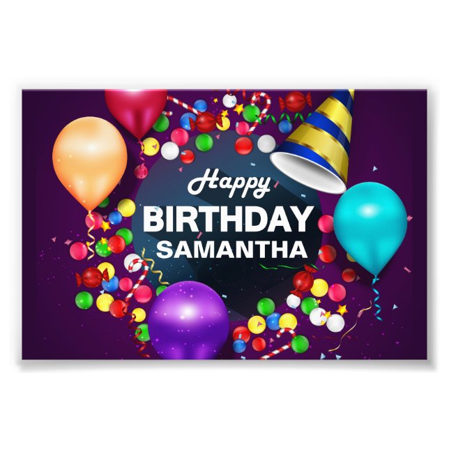 FOTO FELIZ ANIVERSÁRIO (Frente)