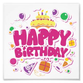 Foto Feliz Aniversário Poster