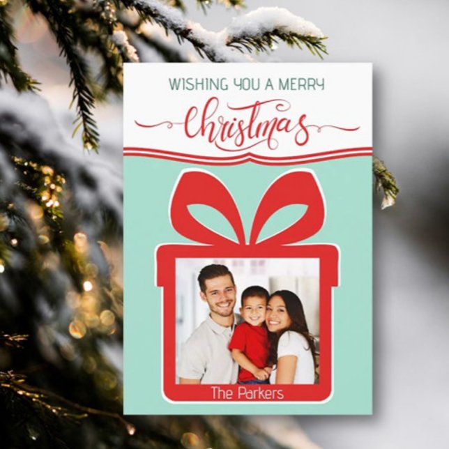 Foto: Feliz Cartão de Saudação Flat de Natal (Criador carregado)