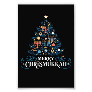 Foto Feliz Chrismukkah Feriado Judaico Hanukkah