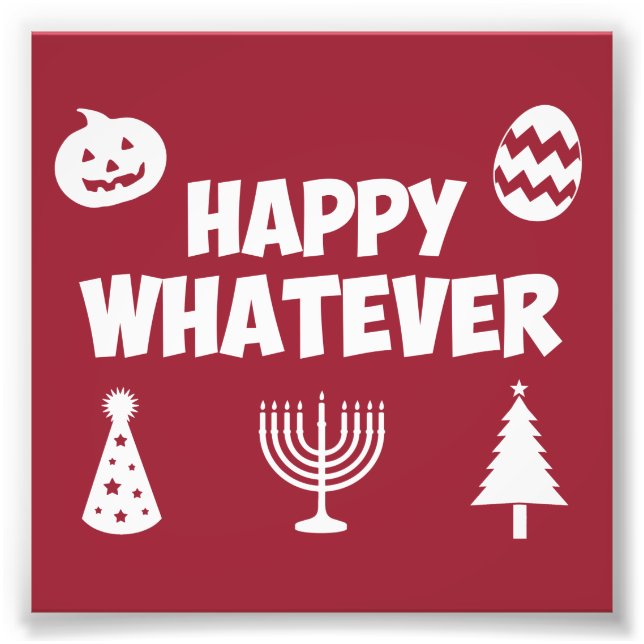 Foto Feliz Feriado (Frente)