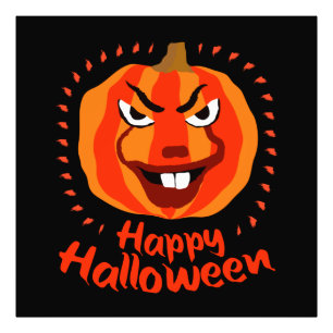 Foto Feliz Halloween 🎃 Engraçado Scary Spooky Pumpkin