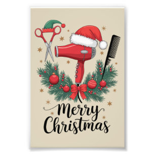 Foto Feliz Natal Cabeleireiro Estilista de Cabelo Xmas 