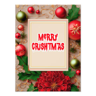 Foto Feliz Natal Flower Wreath