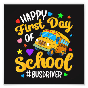Foto Feliz Primeiro Dia de Motorista de Ônibus Escolar