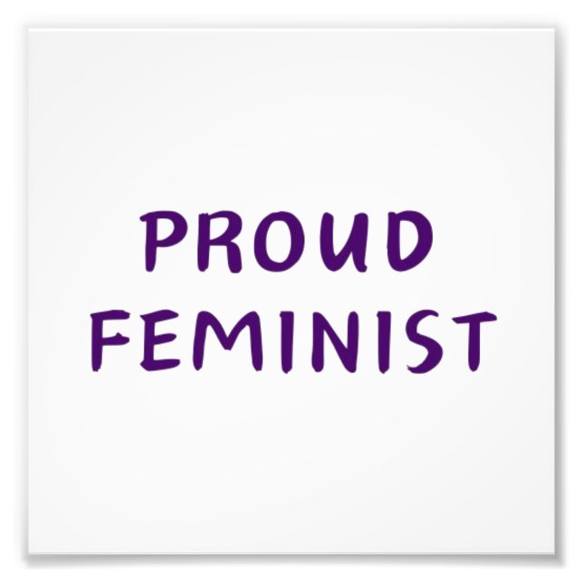 Foto Feminista orgulhosa (Frente)