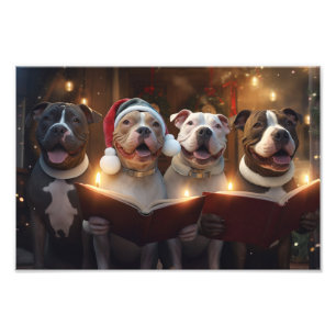 Foto Feriado de Natal dos Terriers Pitbull
