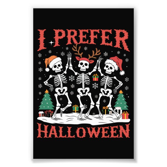 Foto Feriado Ugly Xmas Eu Prefiro o Natal das Bruxas (Frente)