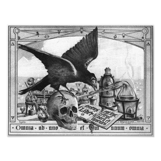 Foto Ferramentas de laboratório de alquimia para o trab (Frente)