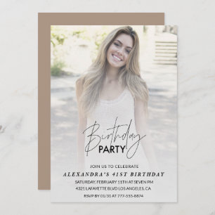 Foto: Festa de aniversário de convite para anivers