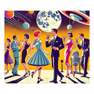 Foto Festa de Coquetel Espacial dos Anos 60 de Meados d