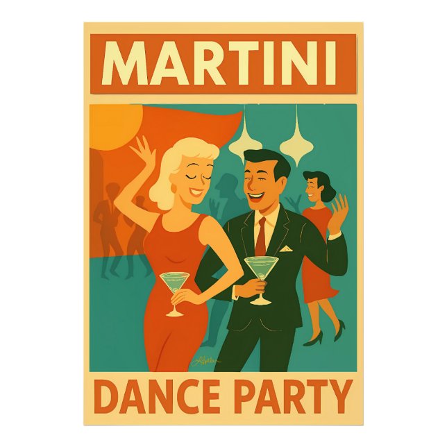 Foto Festa de Dança Martini Meados do Século (Frente)