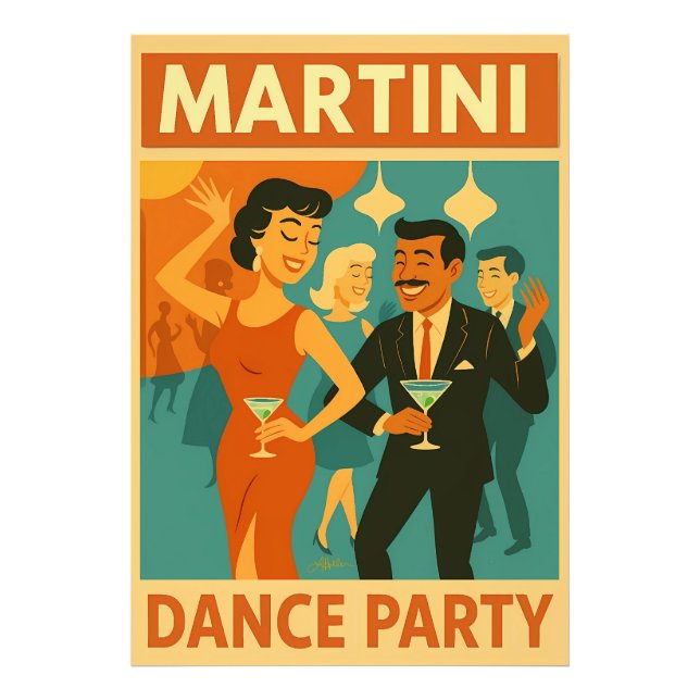 Foto Festa de Dança Martini Meados do Século (Frente)