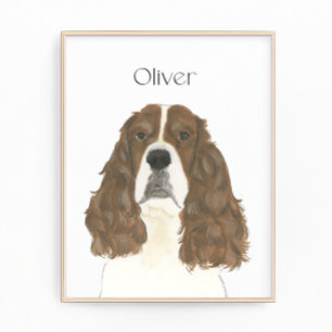 Foto Fígado e White English Springer Spaniel Art