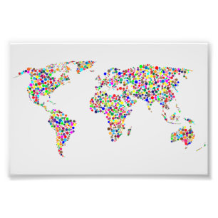 Foto Filtro World Map in Fog