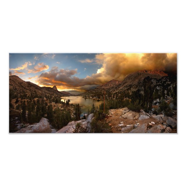 Foto Fin Dome Middle Rae Lake Sunset - John Muir Trail (Frente)
