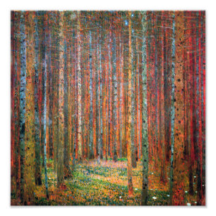 Foto Fir Forest Gustav Klimt