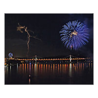 Fireworks Com Relâmpago