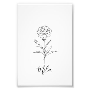 Foto Flor Personalizada de Nascimento do Cravo de Janei