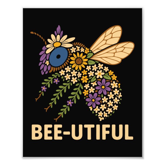 Foto Floral Bee Fusion Bee-Uely (Frente)