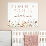 Foto Floral da Chá de fraldas de flor selvagem<br><div class="desc">Capture a essência encantadora da chegada de uma menina com a nossa Impressão de Foto Floral da Chá de fraldas de de Flor. Adorada com flores delicadas e a citação empoderadora, "Num cheio mundial de rosas, ela é uma flor selvagem, " esta impressão é uma celebração da individualidade e da...</div>