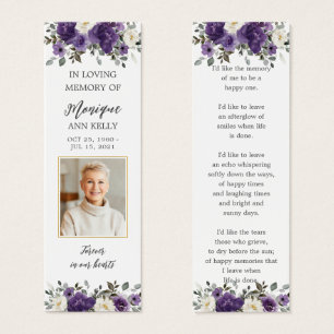 Foto Floral Purple Funeral