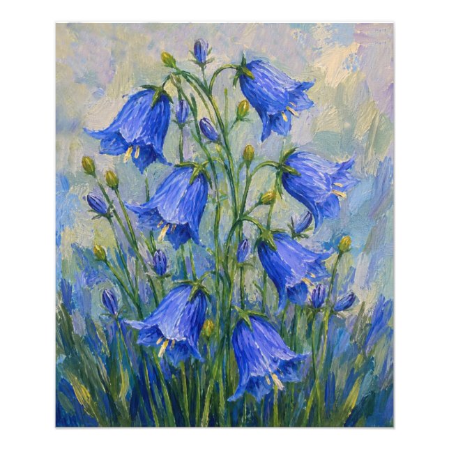 Foto Flores de Campainha Azul (Frente)