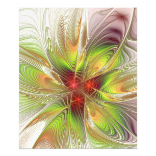 Foto Flores de fantasia fractal suaves e tenra