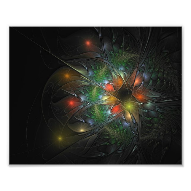 Foto Flores de fantasia fractal suaves e tenra (Frente)