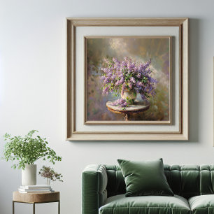 Foto Flores de Lilás em Vaso