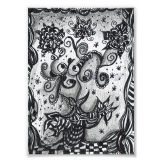 Foto Flores em Impressão de Arte Inspirada em Vase