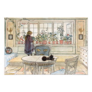 Foto Flores na janela, 1895, por Carl Larsson