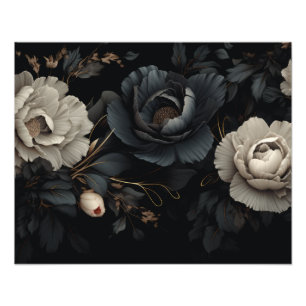 Foto Flores Pretas e Brancas
