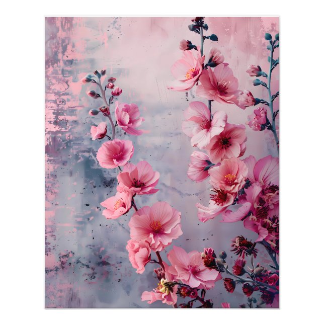 Foto Flores Rosa Bloqueantes (Frente)