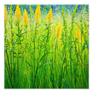 Foto Flores selvagens vibrantes no verão