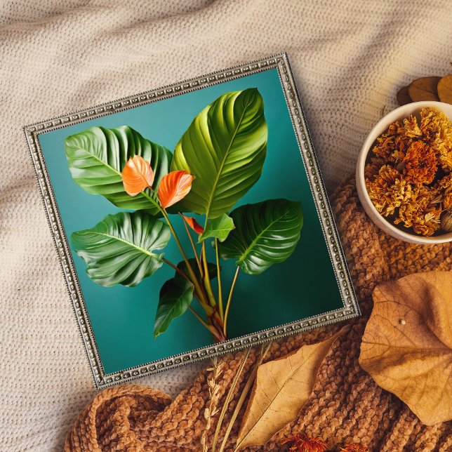 Foto Flores Vibrantes de Filodendron e Anthurium (Criador carregado)