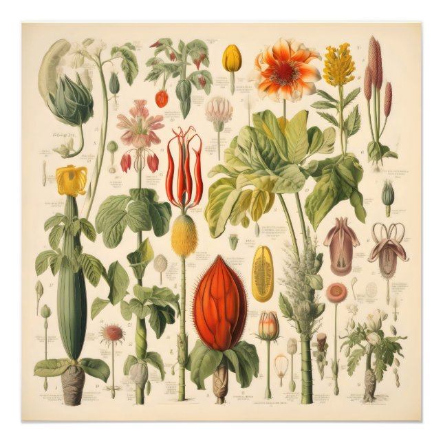 Foto Flores Vintage (Frente)