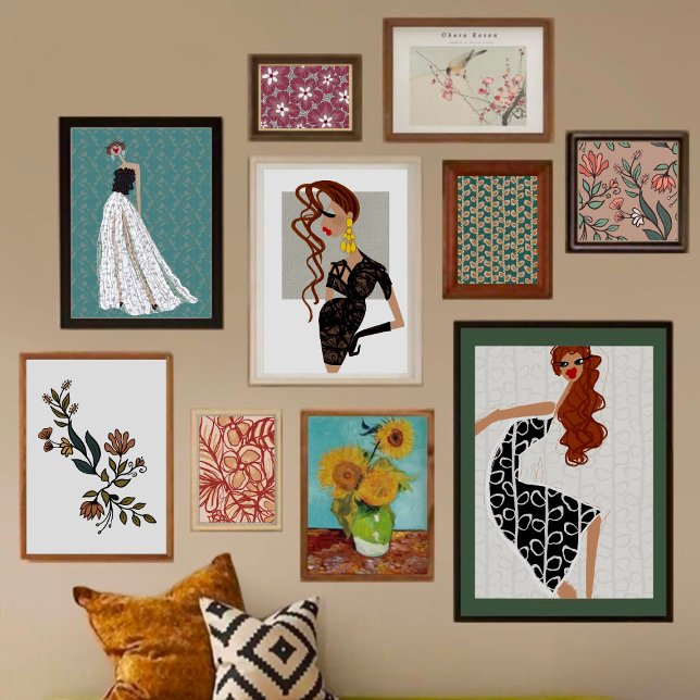 Foto Flores Whimsical e Buquê de Folhas (Criador carregado)