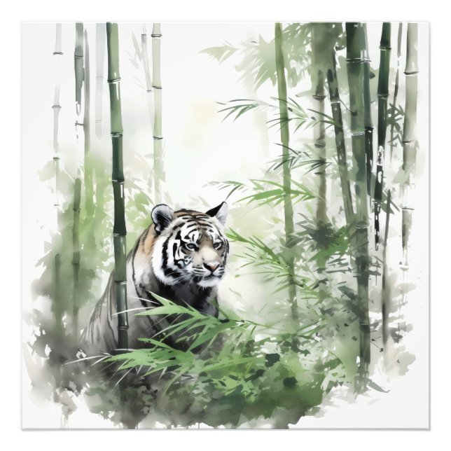 Foto Floresta de Bambu Verde Tiger (Frente)