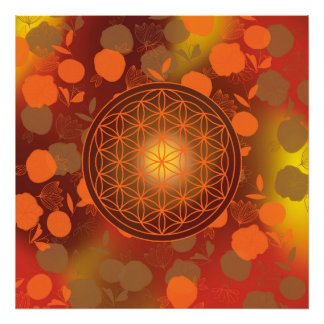 Foto flower of life, chakra,zen,sacred geometric,